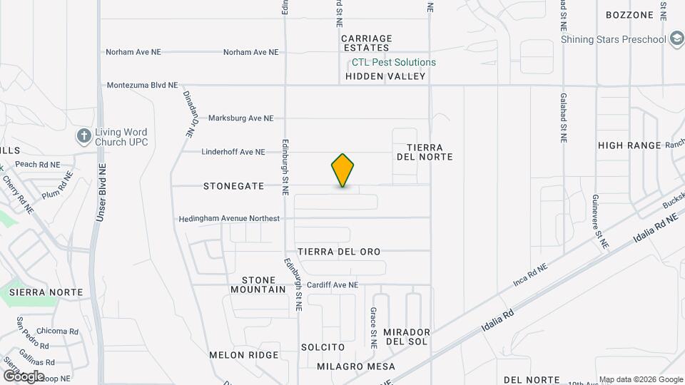 2582 Camino Plata Loop NE Map and Location Details