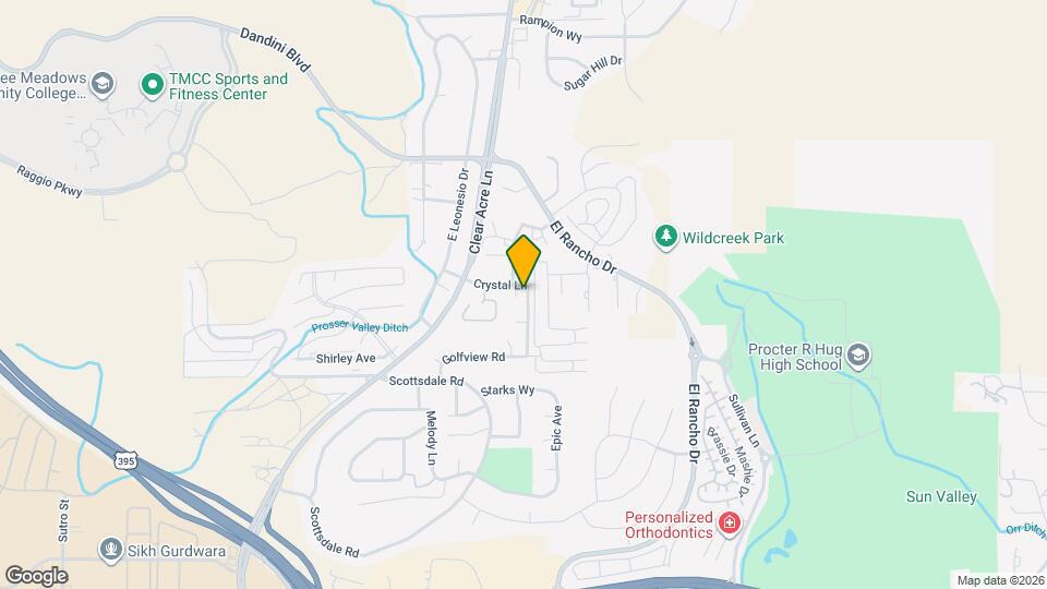 3942 Clear Acre Ln Map and Location Details