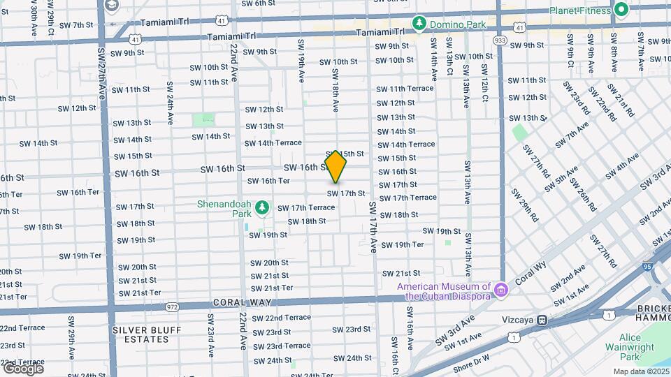 1654 SW 18th Ave Map and Location Details