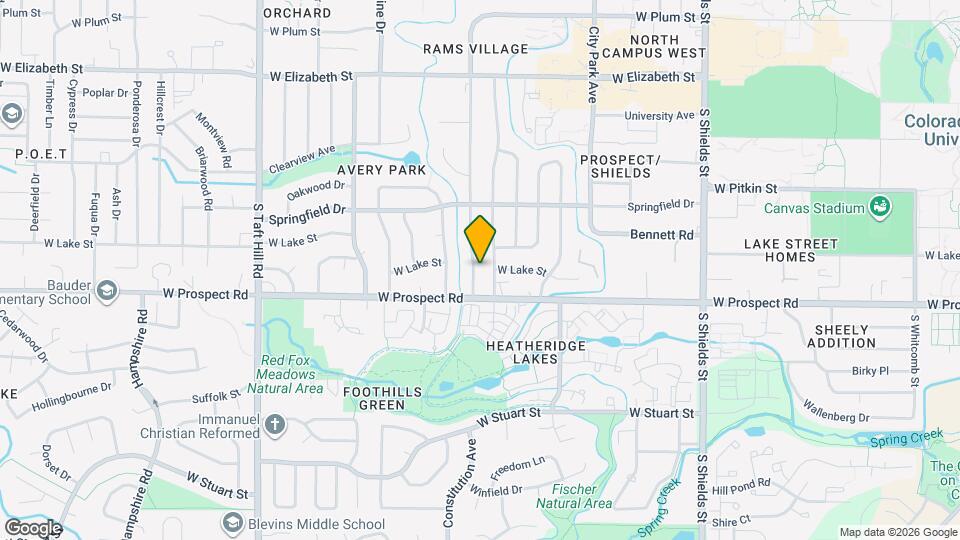 1500 Constitution Ave Map and Location Details