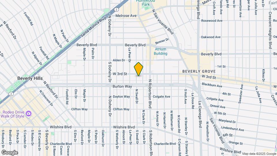 310 S. Swall Drive Apartments Map and Location Details