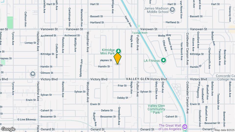 6505 Greenbush Ave Mapa y Detalles de la Ubicación