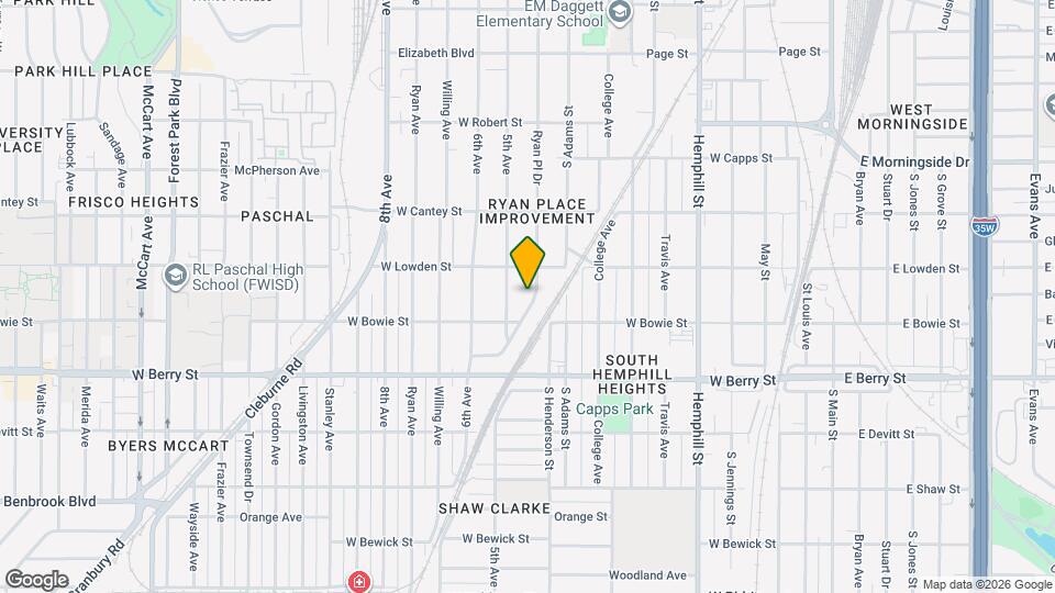 2920 Ryan Pl Dr Mapa y Detalles de la Ubicación