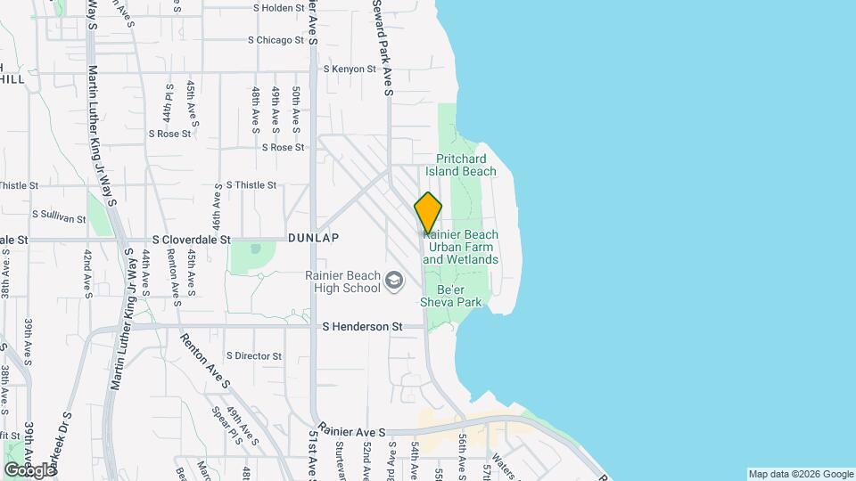8618 Seward Park Ave S Map and Location Details