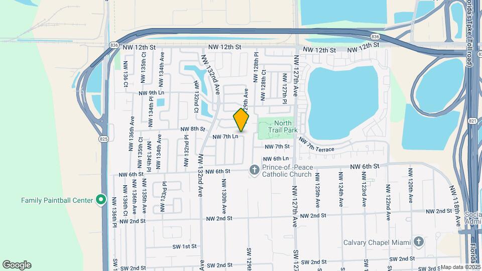 12773 NW 7th Ln Mapa y Detalles de la Ubicación