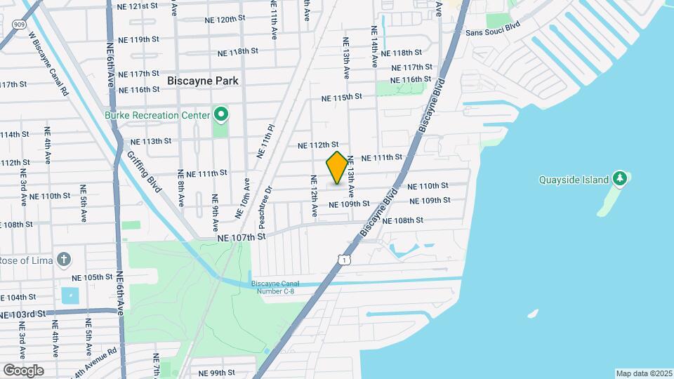 1252 NE 110th St Map and Location Details