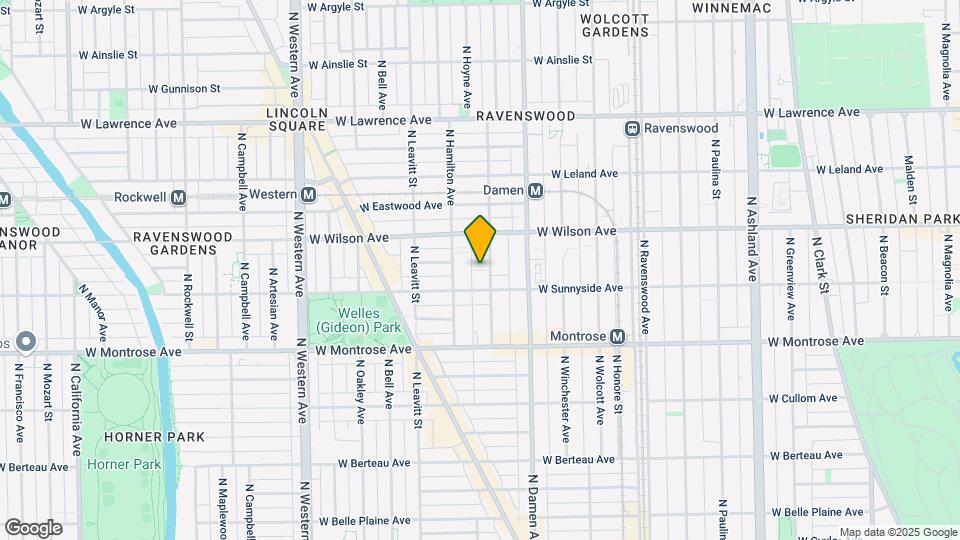 4520 N Seeley Ave Map and Location Details