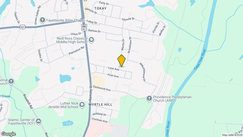 315 Lynn Ave Map and Location Details