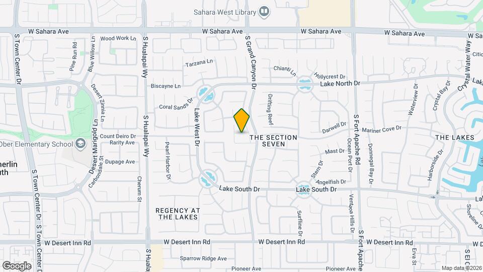 9721 Cascade Falls Ave Map and Location Details