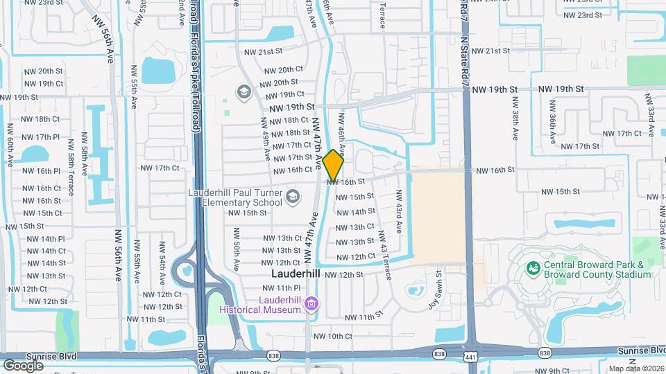 1531 NW 46th Ave Mapa y Detalles de la Ubicación