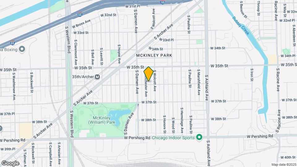 3559 S Winchester Ave Map and Location Details