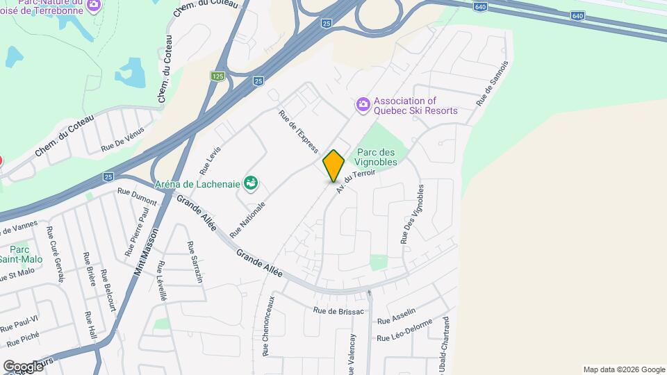 888 Du Terroir Av Map and Location Details