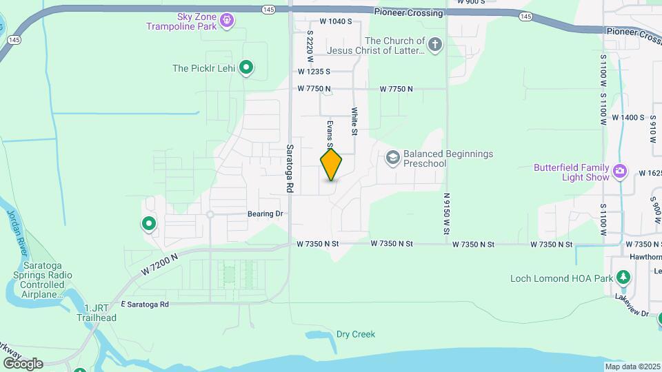 1318 E White St Map and Location Details