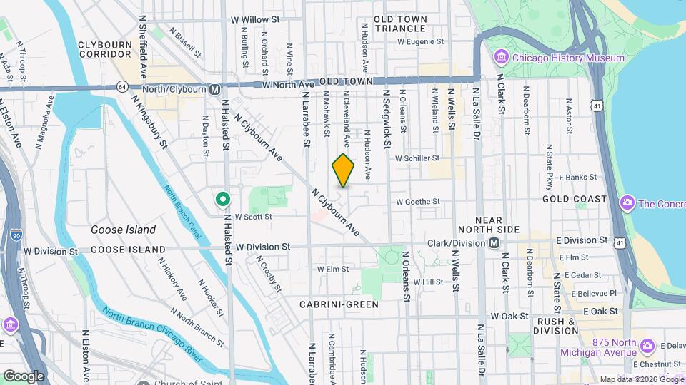 1310 N Cleveland Ave Map and Location Details