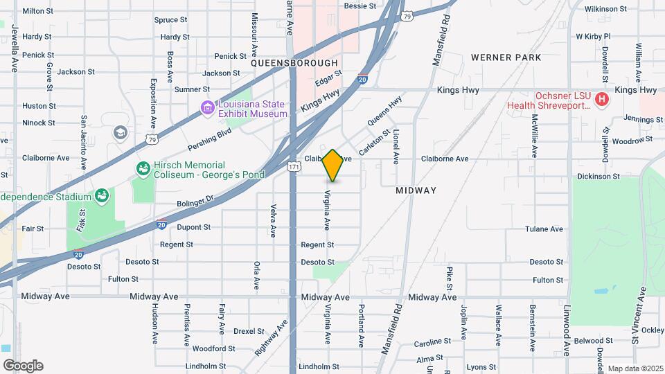 2538 Emery St Map and Location Details