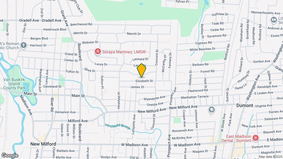 491 Elizabeth St Map and Location Details