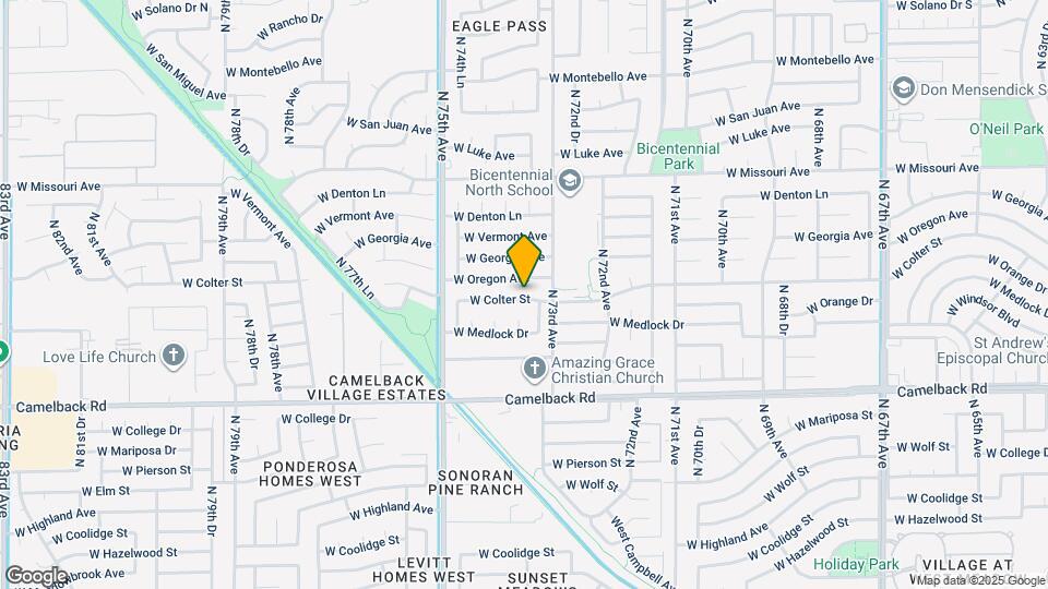 7348 W Colter St Map and Location Details