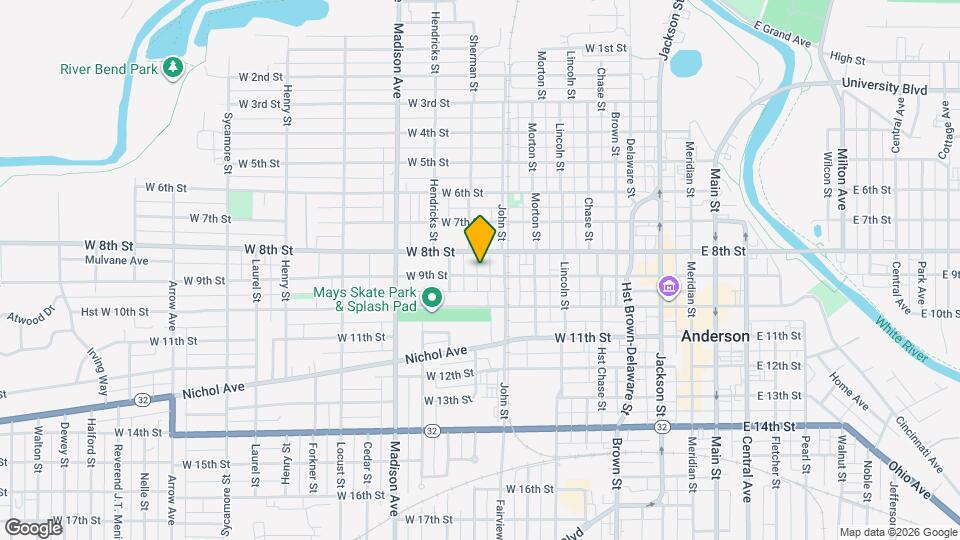 730 W 9th St Map and Location Details