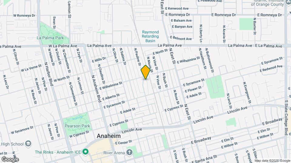 618 N Pauline St Mapa y Detalles de la Ubicación