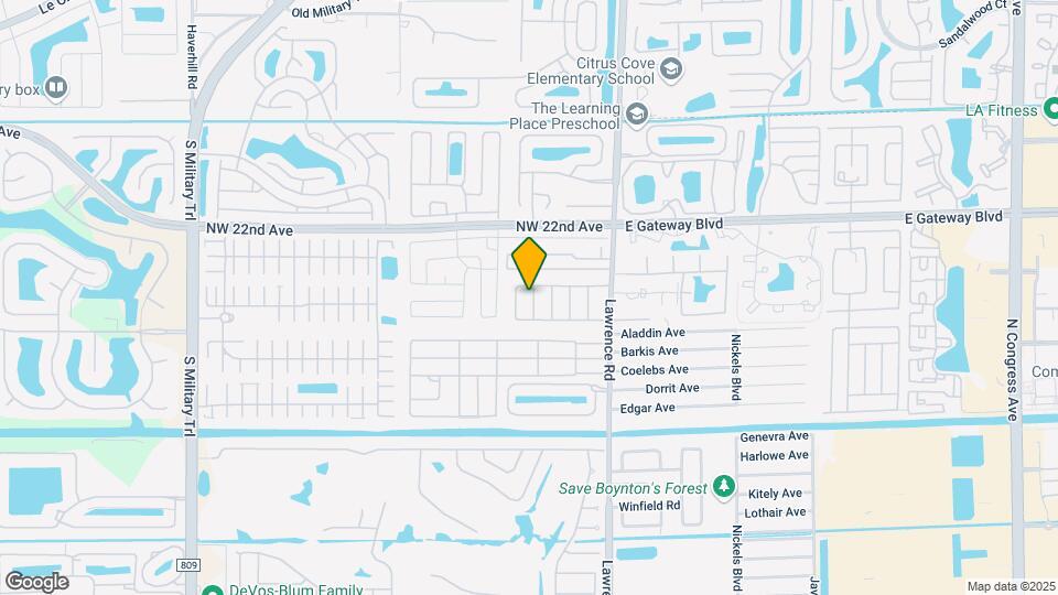 8925 Oak St Map and Location Details