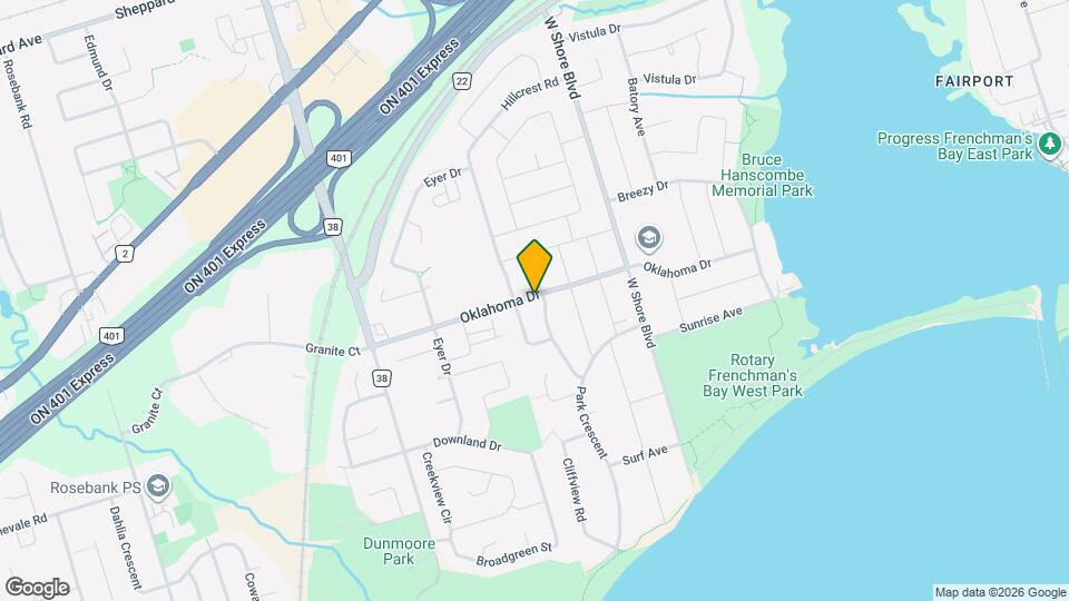 732 Hillview Crescent Map and Location Details