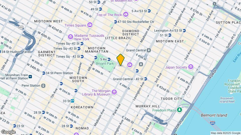 20 E 42nd St Map and Location Details