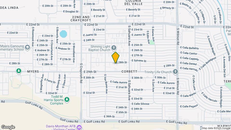 5754 E 28th St Map and Location Details