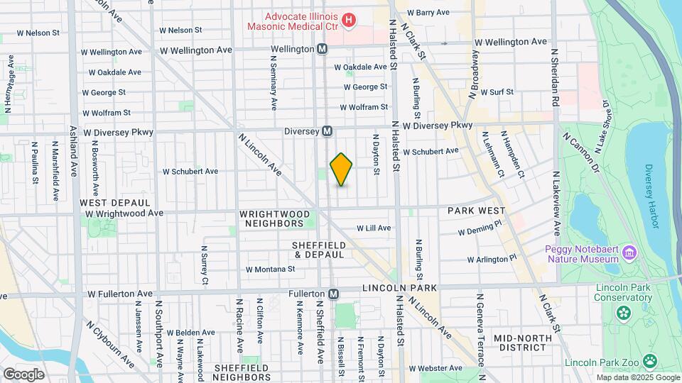 2623 N Wilton Ave Map and Location Details