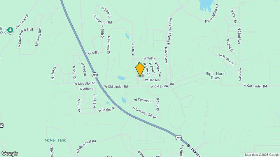 3550 W Hansen Map and Location Details