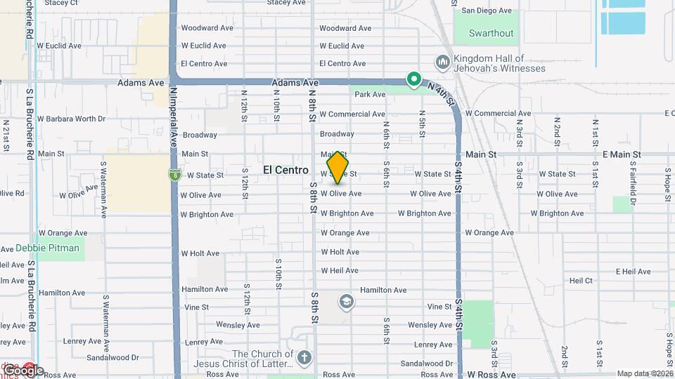 730 W Olive Ave Map and Location Details