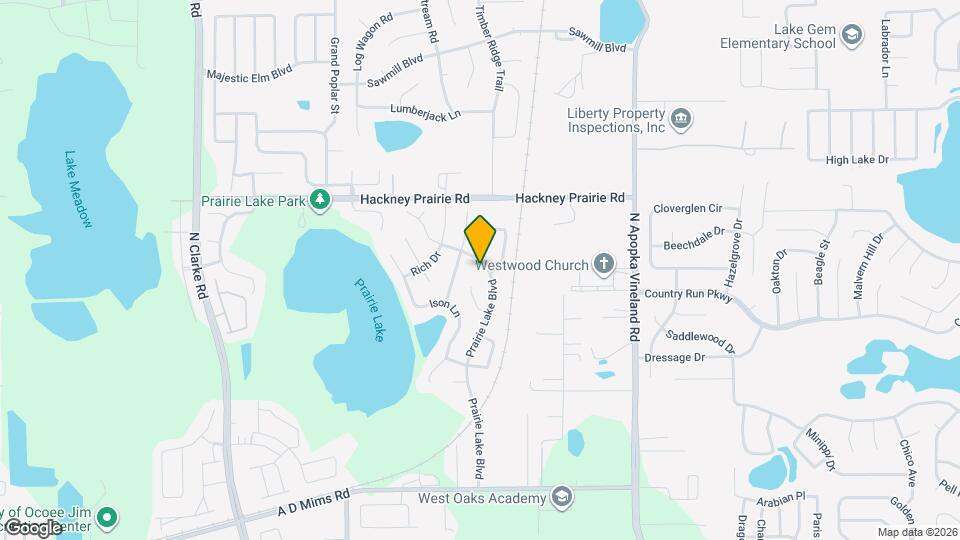1700 Prairie Lake Blvd Map and Location Details