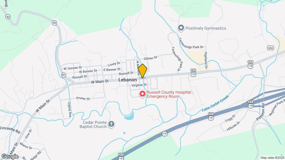 122 E Main St Map and Location Details