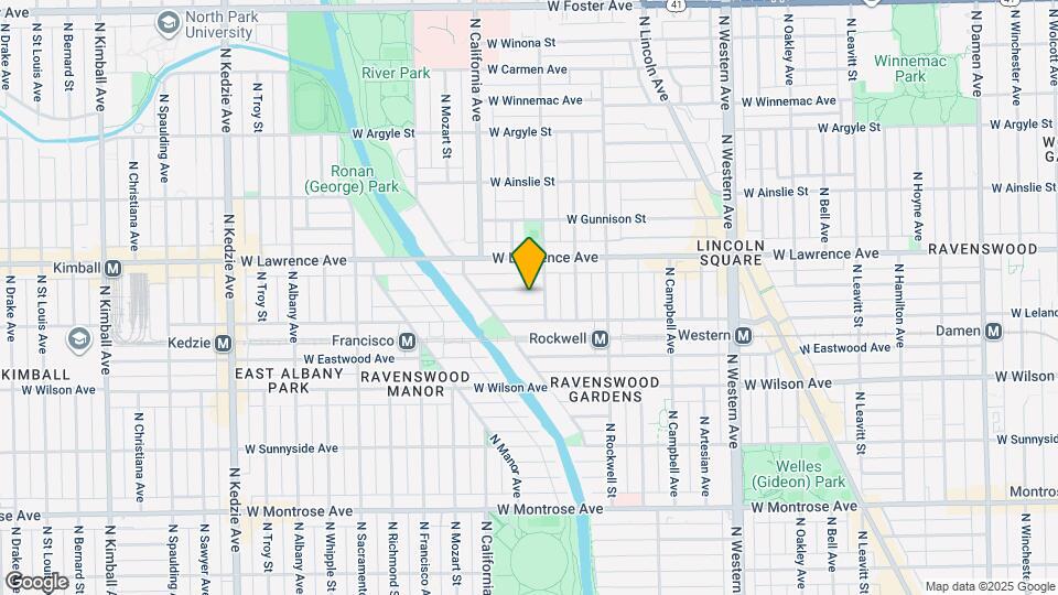 2715 W Giddings St, Unit 1 Map and Location Details