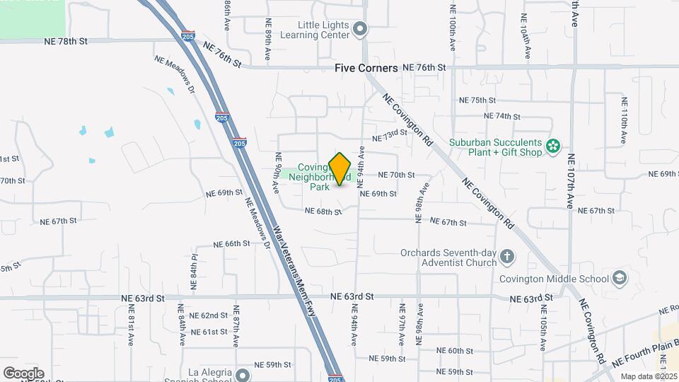 6822 NE 93rd Ct Map and Location Details