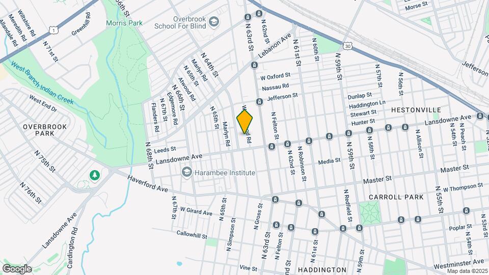 818 Wynnewood Rd Mapa y Detalles de la Ubicación