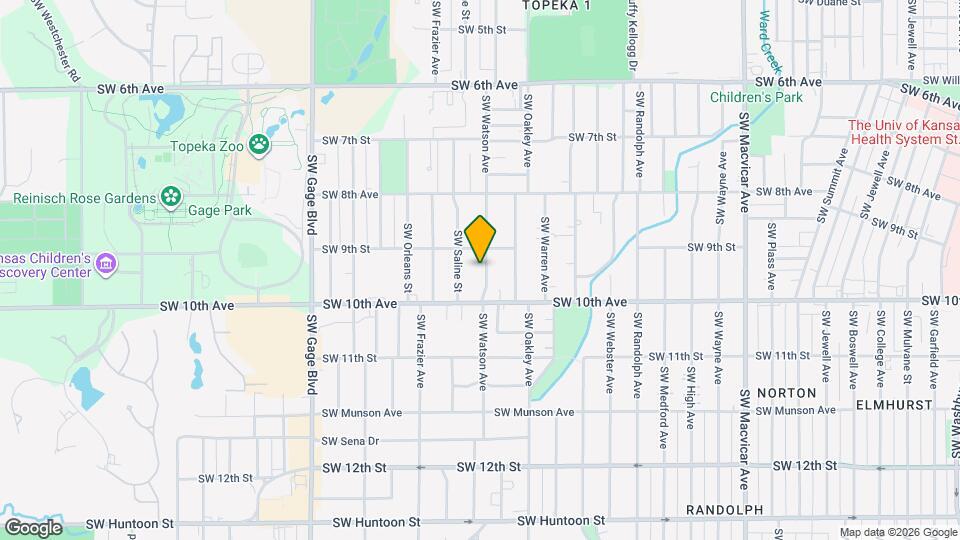 917 SW Watson Ave Map and Location Details