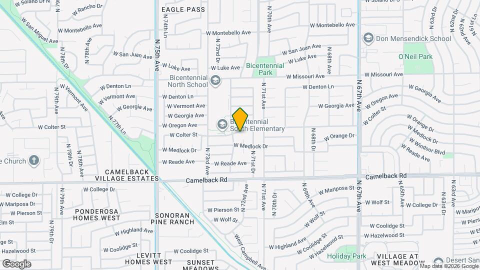 7137 W Colter St Map and Location Details