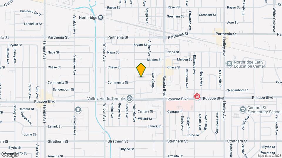 18633 Community St, Unit Junior ADU Mapa y Detalles de la Ubicación