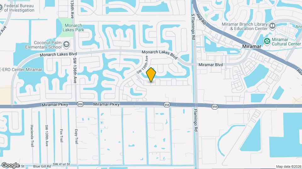 2897 SW 129th Way Map and Location Details