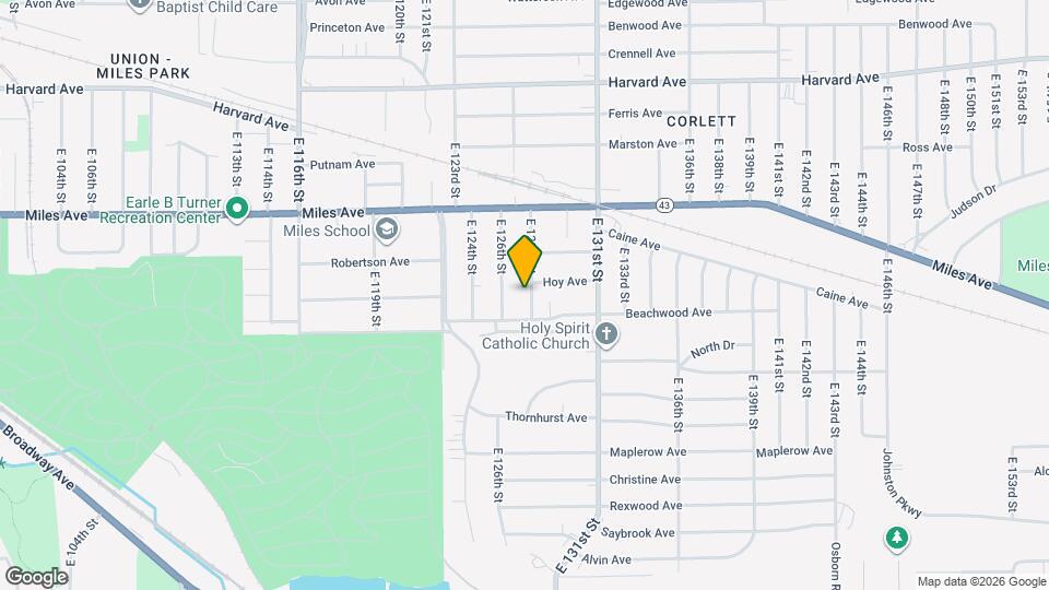 4292 E 128th St Mapa y Detalles de la Ubicación