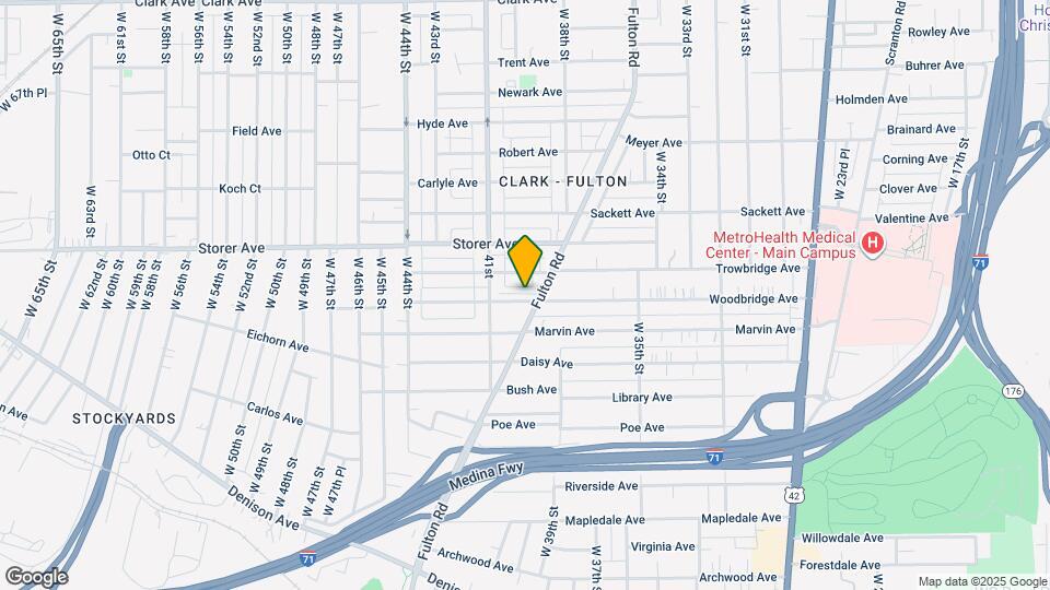 3926 Woodbridge Ave Map and Location Details