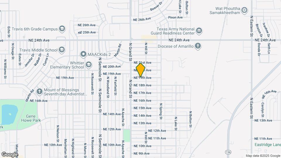 3614 NE 19th Ave Map and Location Details