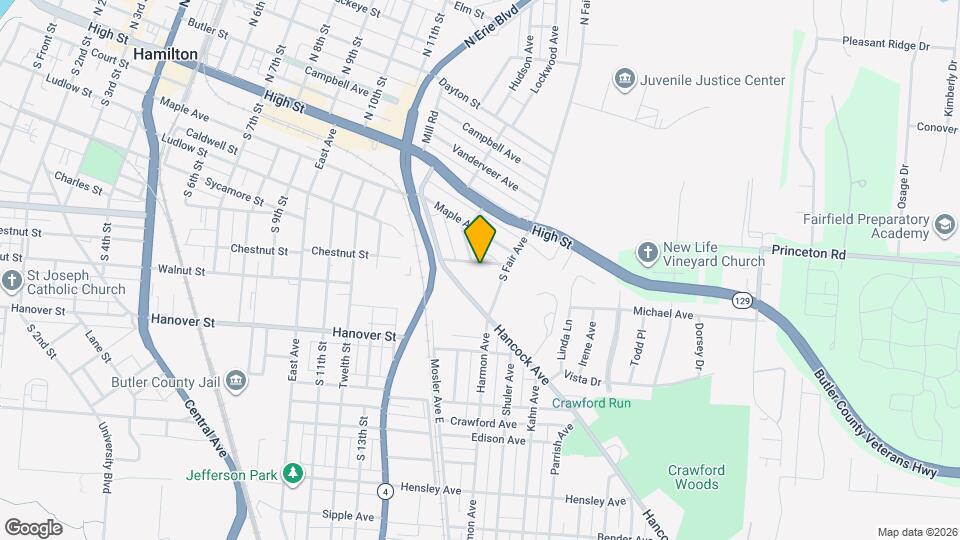 1425 Welsh Ave Map and Location Details