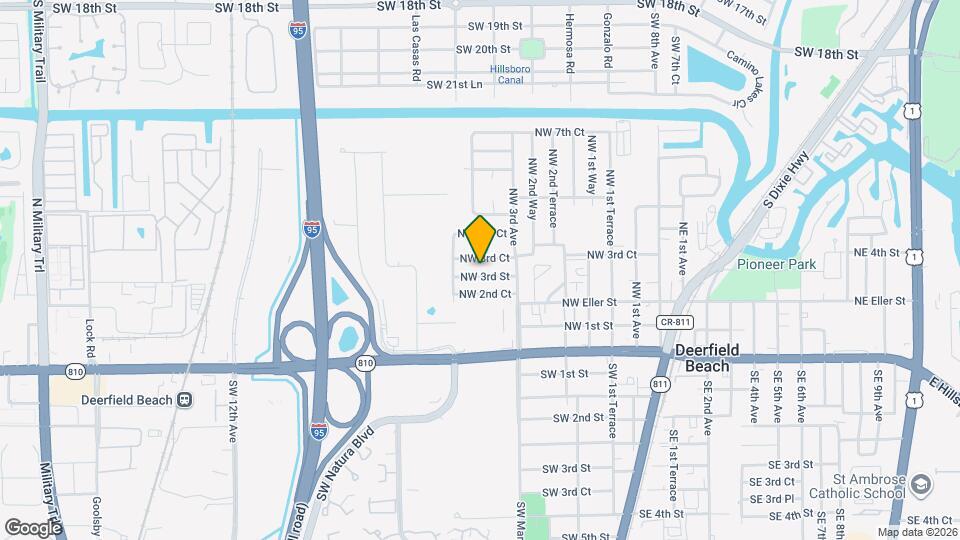 349 NW 3rd St Map and Location Details