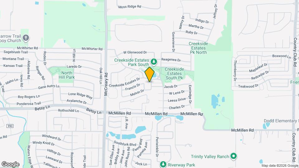 1421 N Eugene Dr Map and Location Details