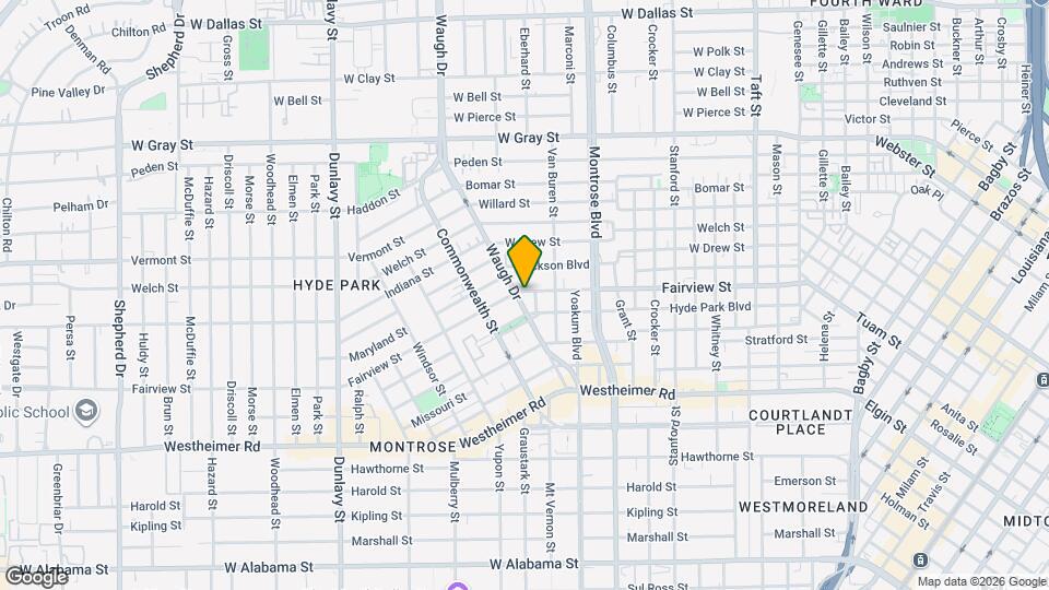 1333 Fairview St Map and Location Details