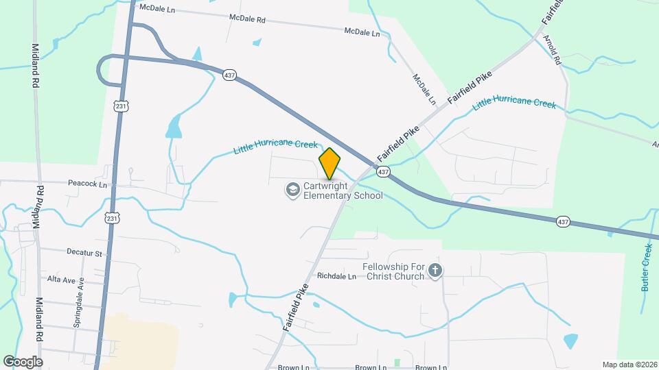 107 Meadowbrook Map and Location Details