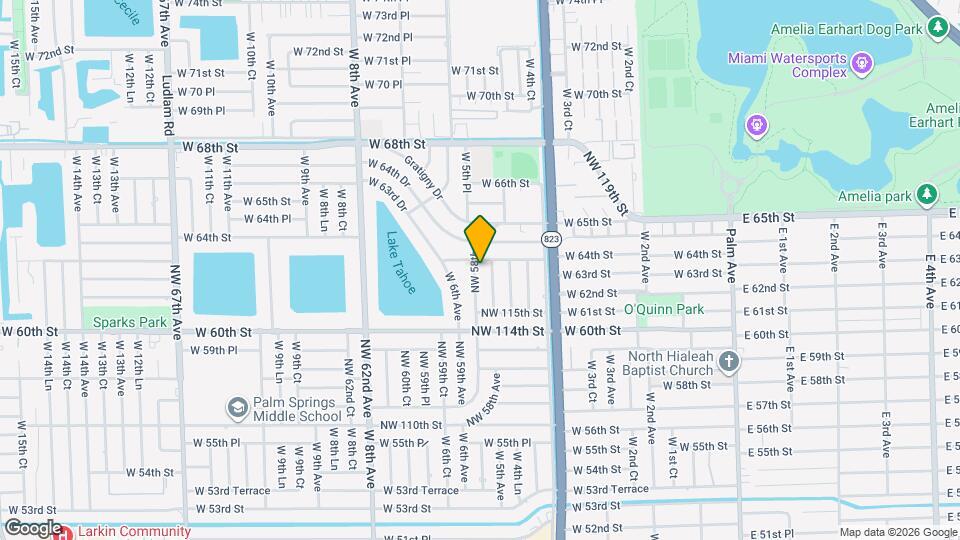 11621 NW 58th Pl Mapa y Detalles de la Ubicación
