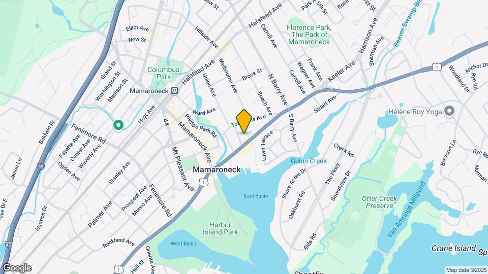 422 E Boston Post Rd Map and Location Details