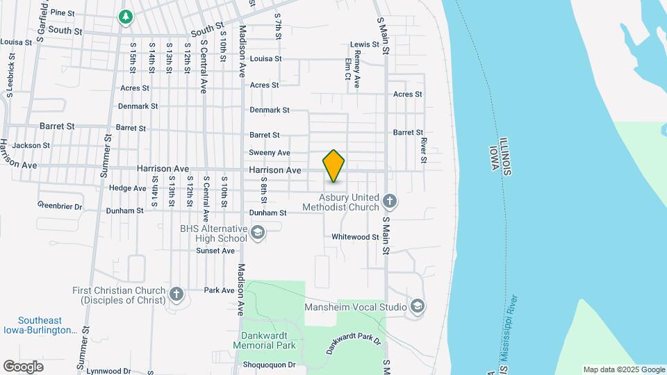 420 Hedge Ave Mapa y Detalles de la Ubicación